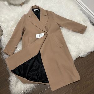 Zara oversized wool blend  coat
